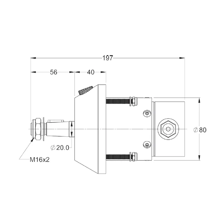 Multisteer Hydraulisk Styrepumpe LM-HP-16