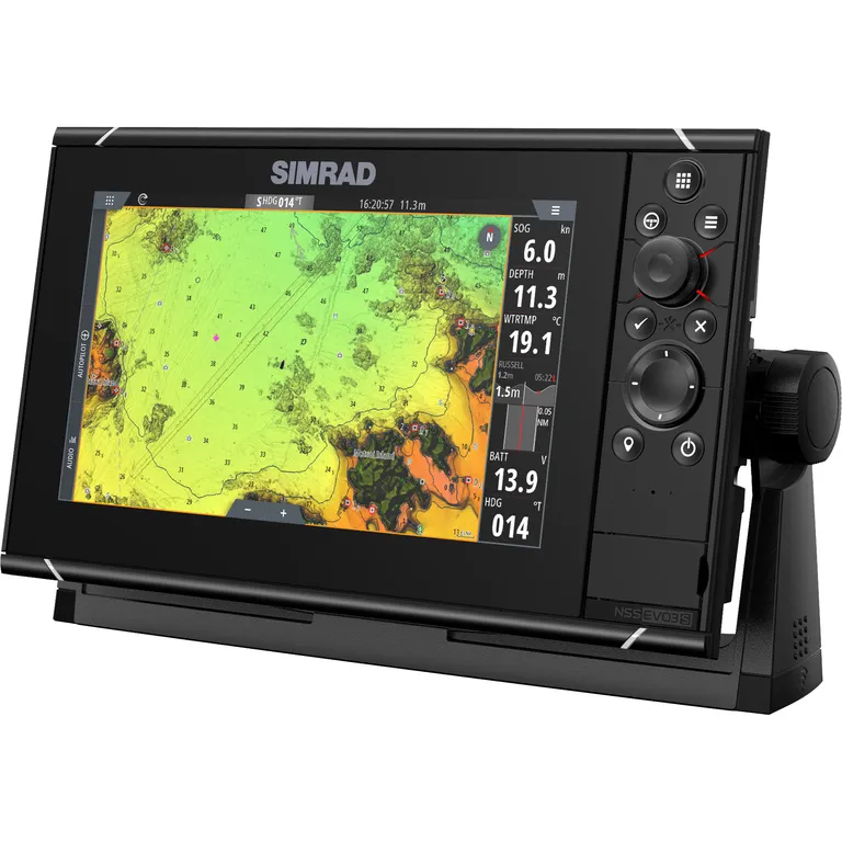 Simrad NSS9 evo3S kartplotter med ekkolodd