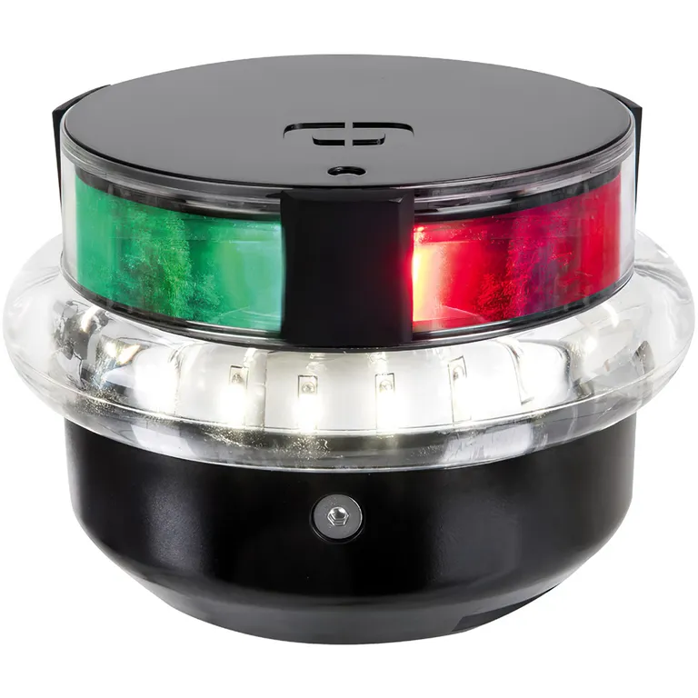 Osculati Discovery LED tricolor m/ankerlanterne <20m Sort 12/24V