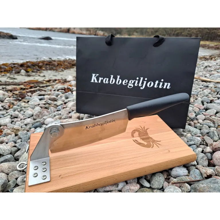 Krabbegiljotin Eik med gavepose