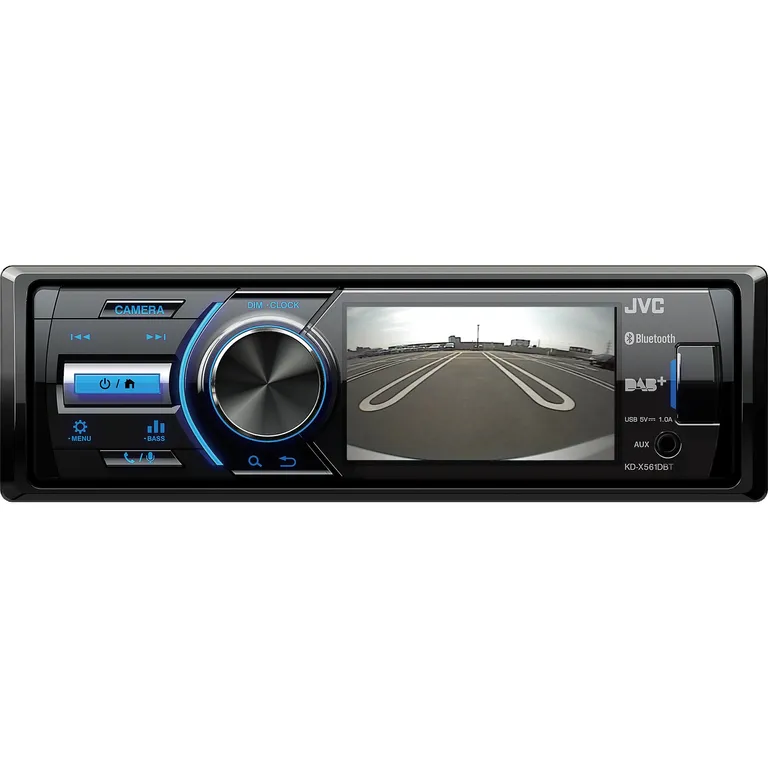 JVC KD-X561DBT DAB+/FM-radio med 3" skjerm og Bluetooth-tilkobling