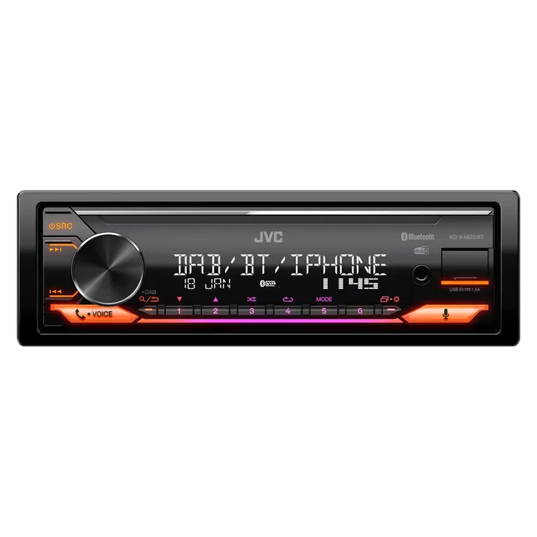 JVC KD-X482DBT stereoanlegg med Bluetooth 1DIN