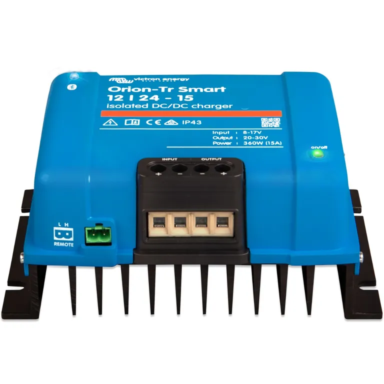 Victron Orion TR Smart DC-DC lader 12>24V 15A, Galvanisk isolert