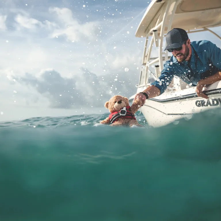 Garmin MOB-tagg til OnBoard System – Hvit