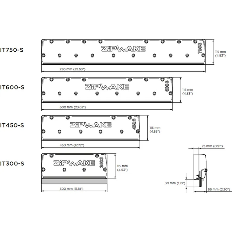 ZipWake KB 300-S interceptor startpakke