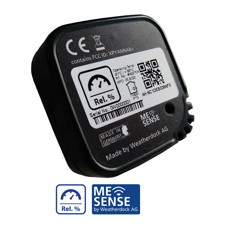 Weatherdock Me Sense luftfuktighetsensor, IoT Bluetooth