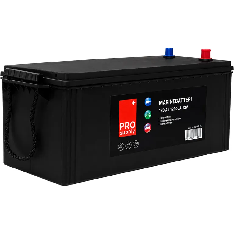ProSupply marinebatteri 12V 180Ah 1000CCA