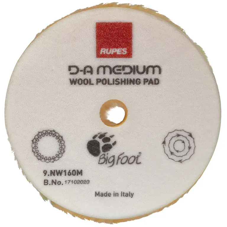 Rupes DA Medium Gul Ullpad 130 mm