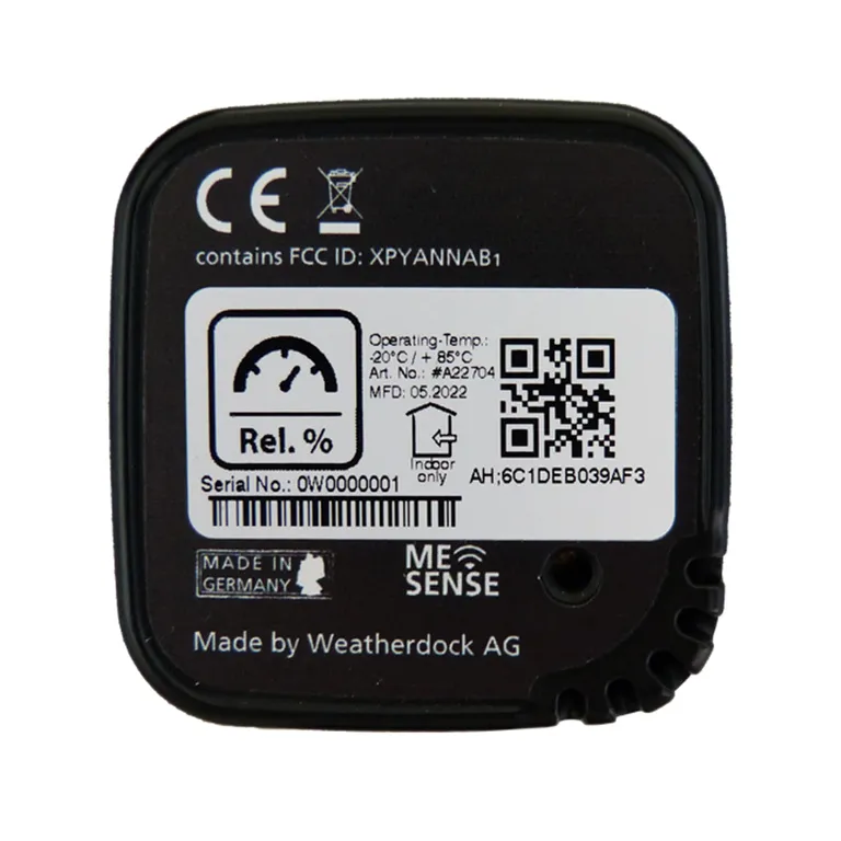 Weatherdock Me Sense luftfuktighetsensor, IoT Bluetooth