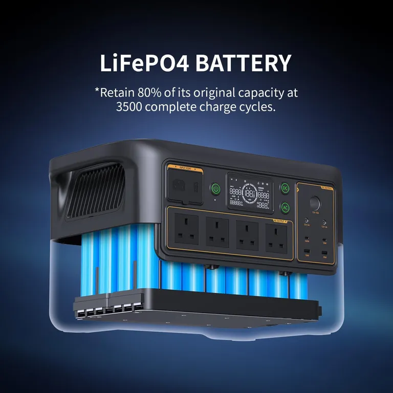 Pecron F3000LFP Strømstasjon 3072Wh 3600W