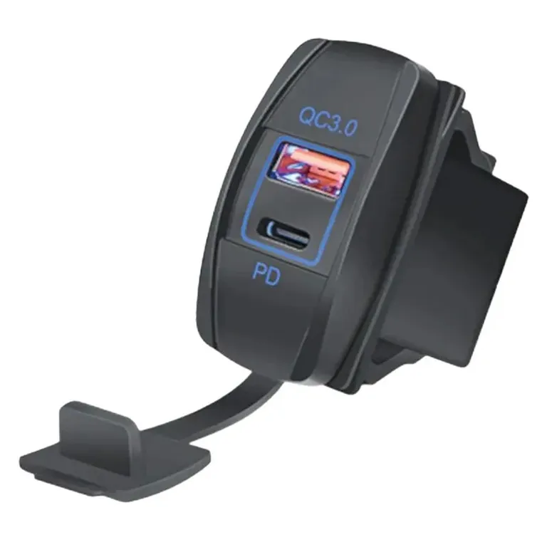 ProSupply USB-port USB-A + USB-C hurtiglading