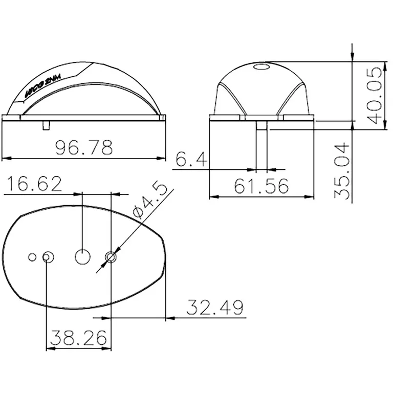 Osculati Evoled lanternesett 12V