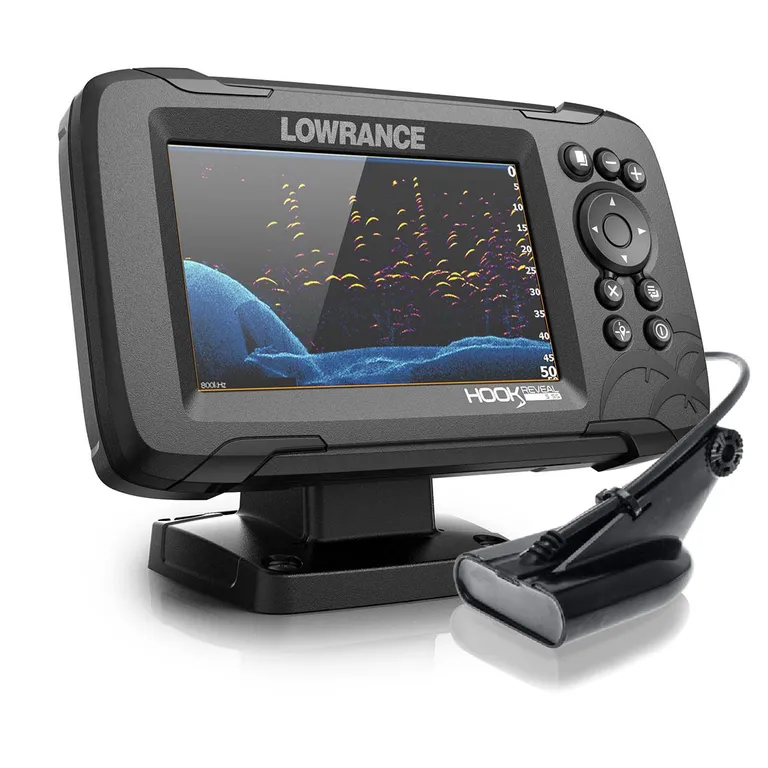 Lowrance HOOK Reveal 5" kartplotter med ekkolodd inkl. giver