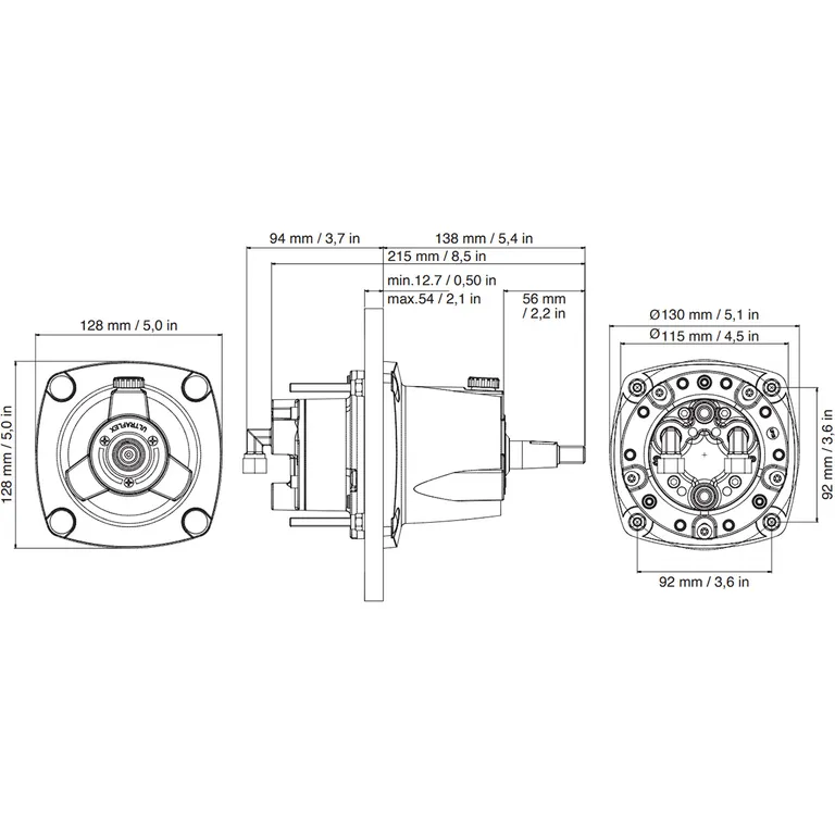 Ultraflex Gotech Hydraulisk styring 40-115HK