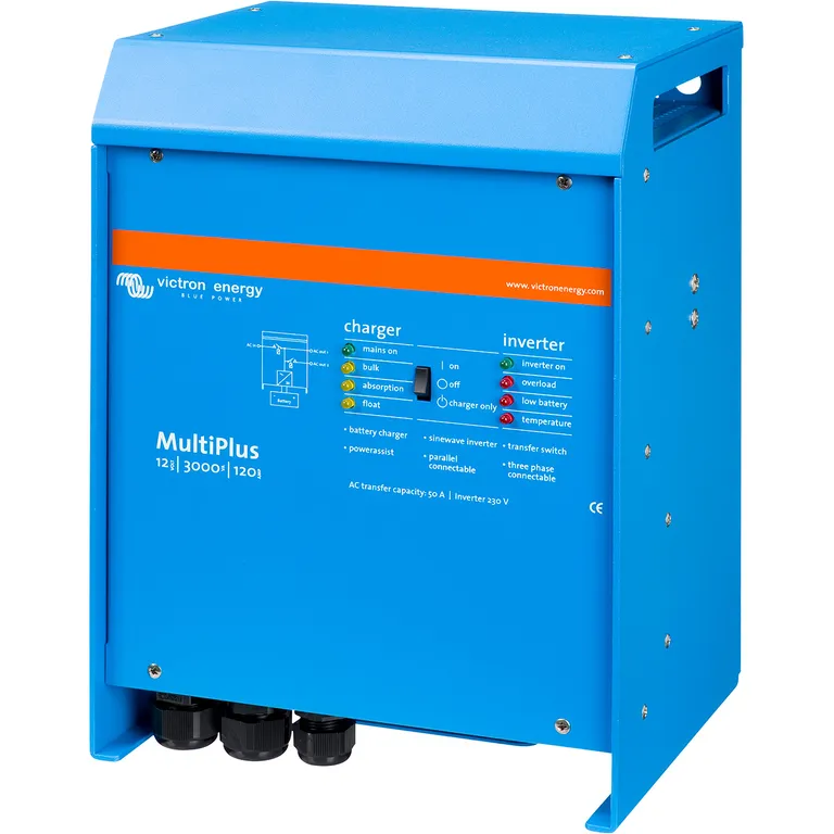 Victron Energy Quattro lader/inverter 12V/3000W/120A og 50A (Butikkdemo)