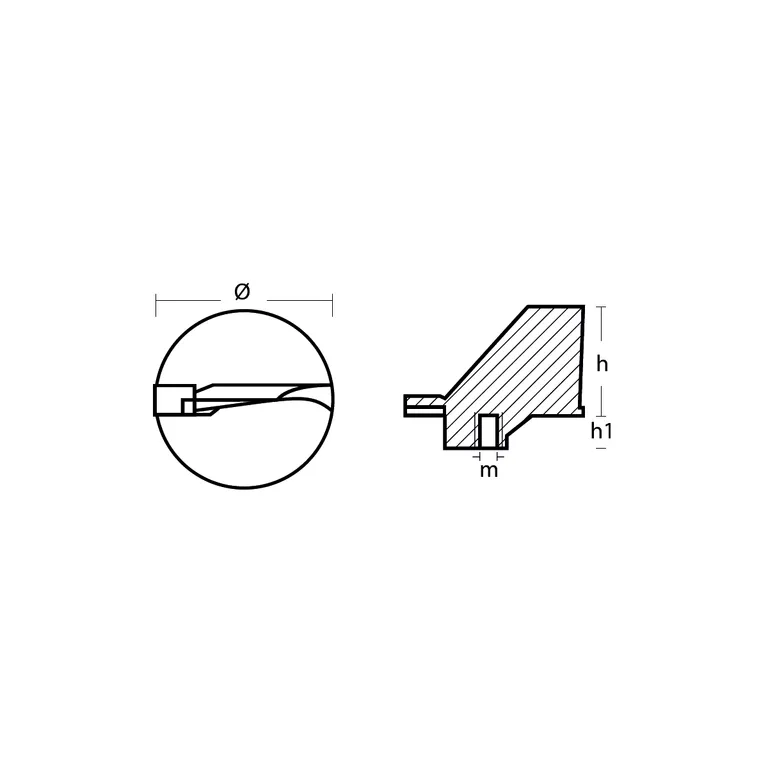 Anode Concept Yamaha Trimfinneanode Aluminium 60-130hk