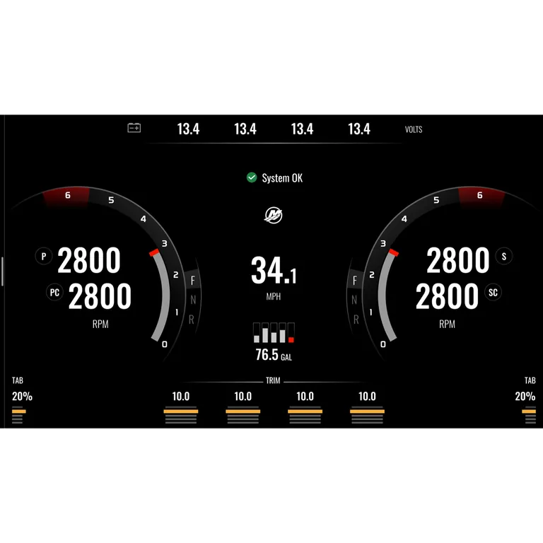 Simrad NSS 4 10" kartplotter med ekkolodd