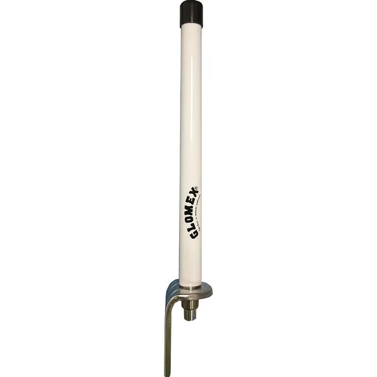 Glomex VHF antenne RA304 i hvit 25cm 3DB FME