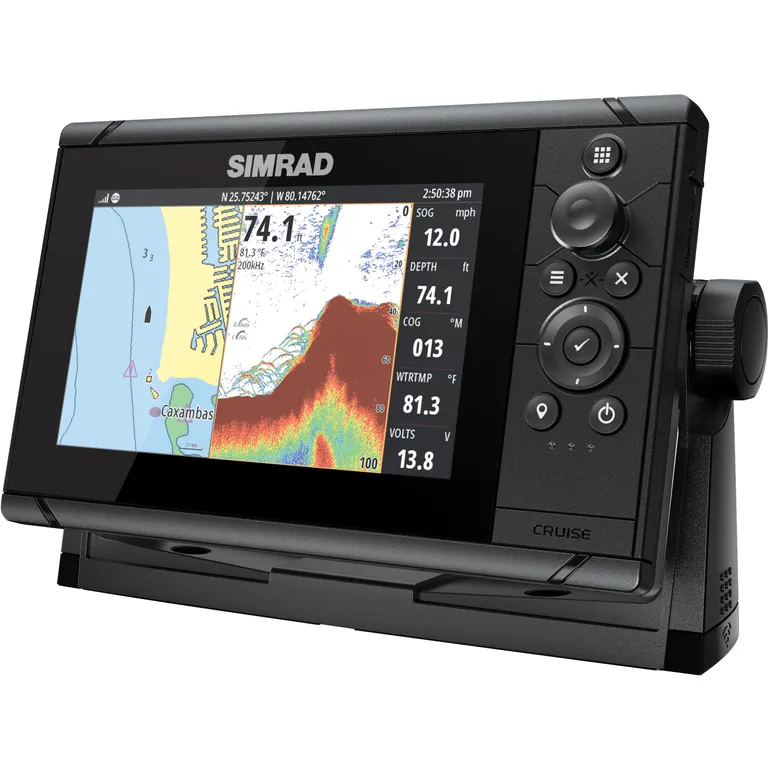 Simrad Cruise 7" kartplotter med ekkolodd inkl. giver