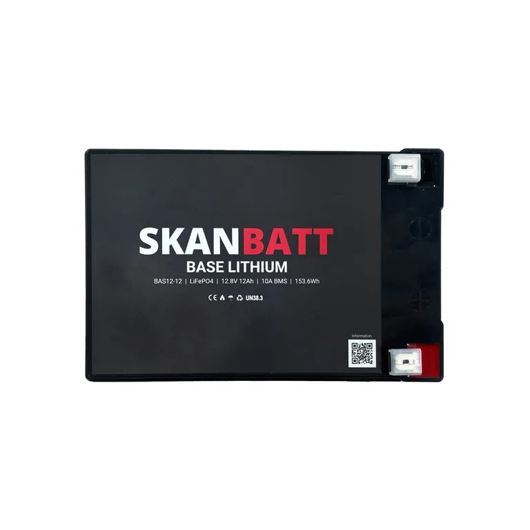 Skanbatt Base Lithium 12V 12Ah 10A BMS