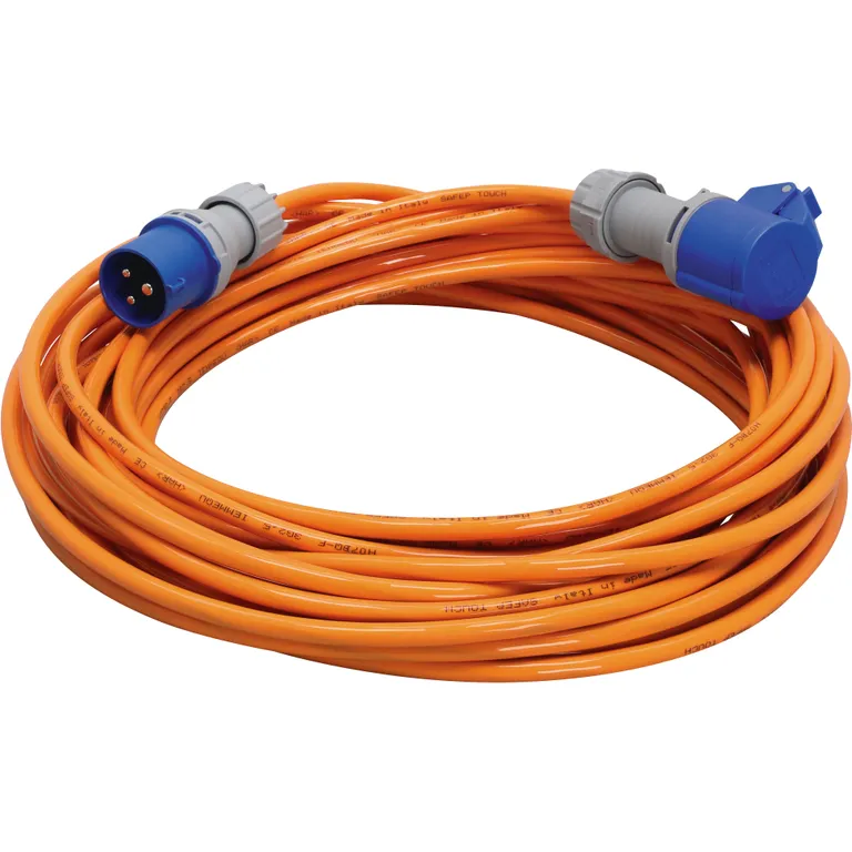 PUR 15m landstrømskabel uten kontakter, 3x2,5mm2, IP44