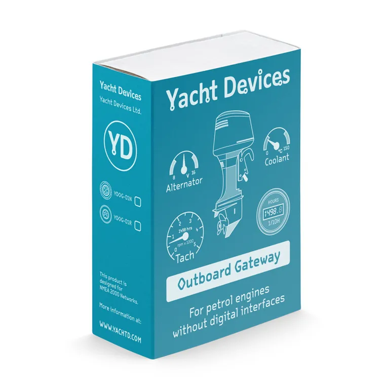 Yacht Devices Outboard Gateway YDOG-01R, NMEA 2000 motordata-gateway. SeaTalk NG-plugg