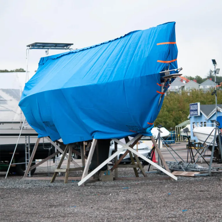 Toptex Blue Cover blå båtpresenning 10x7m