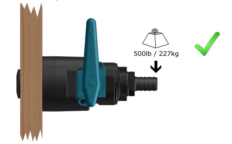 Trudesign forsterkning for 2" gjennomføring.