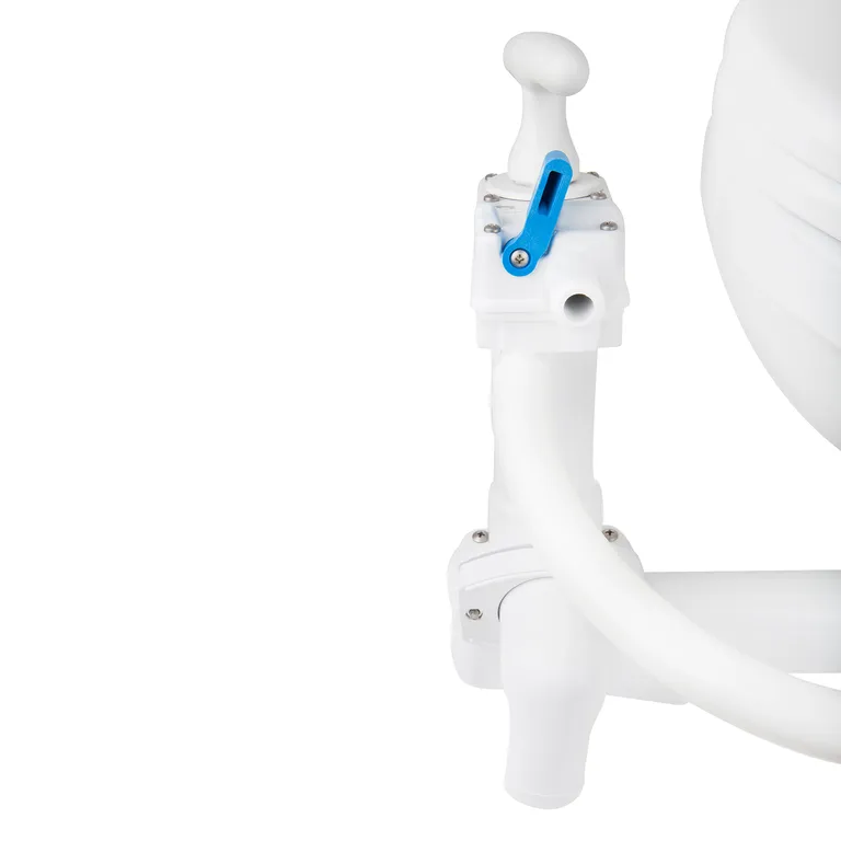 Matromarine manuelt toalett med stor bolle og soft close-lokk