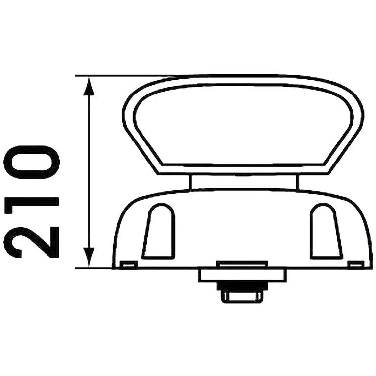 Plastimo Cool´n Dry doradeventil 210 mm Ø95mm Blå
