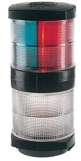Hella modell 2984 tricolor m/ankerlanterne med sort hus