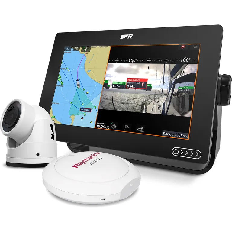 Raymarine CAM400 og AR200 ClearCruise AR kamerapakke Hvit