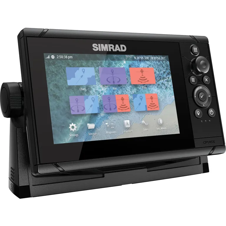 Simrad Cruise 7" kartplotter med ekkolodd inkl. giver