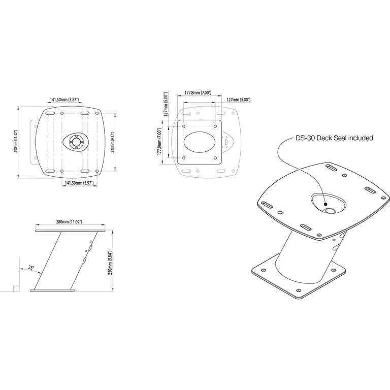 ScanStrut Aluminium PowerTower 25cm