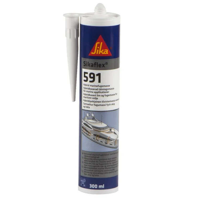 Sikaflex 591 300ml tetningsmasse (hvit)