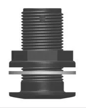 Trudesign 1" (25mm) utenpåliggende skroggjennomføring i kompositt