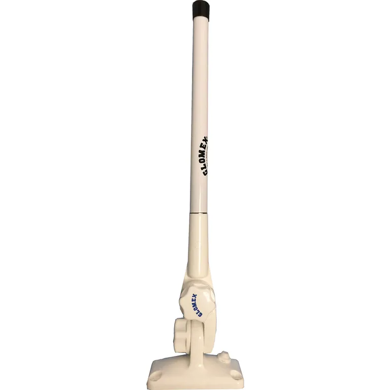 Glomex VHF antenne RA304 i hvit 25cm 3DB FME