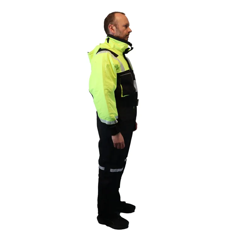 7OC Flytedress gul/svart