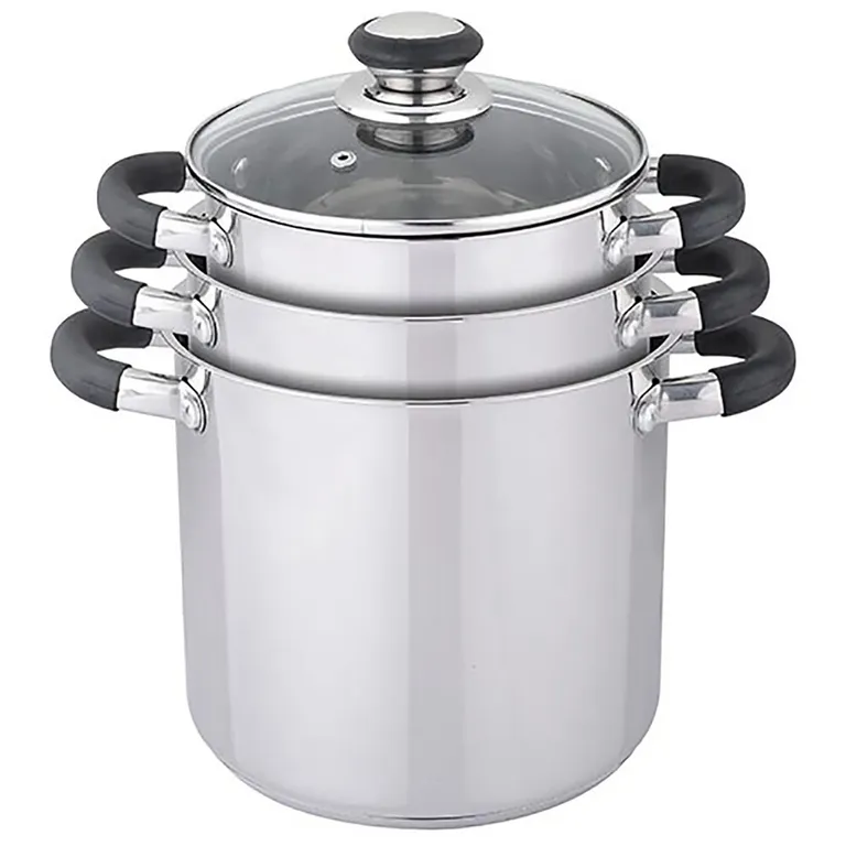 Grytesett 6 deler rustfritt