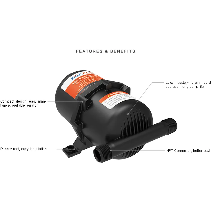 Seaflo 0,75L ekspansjonstank