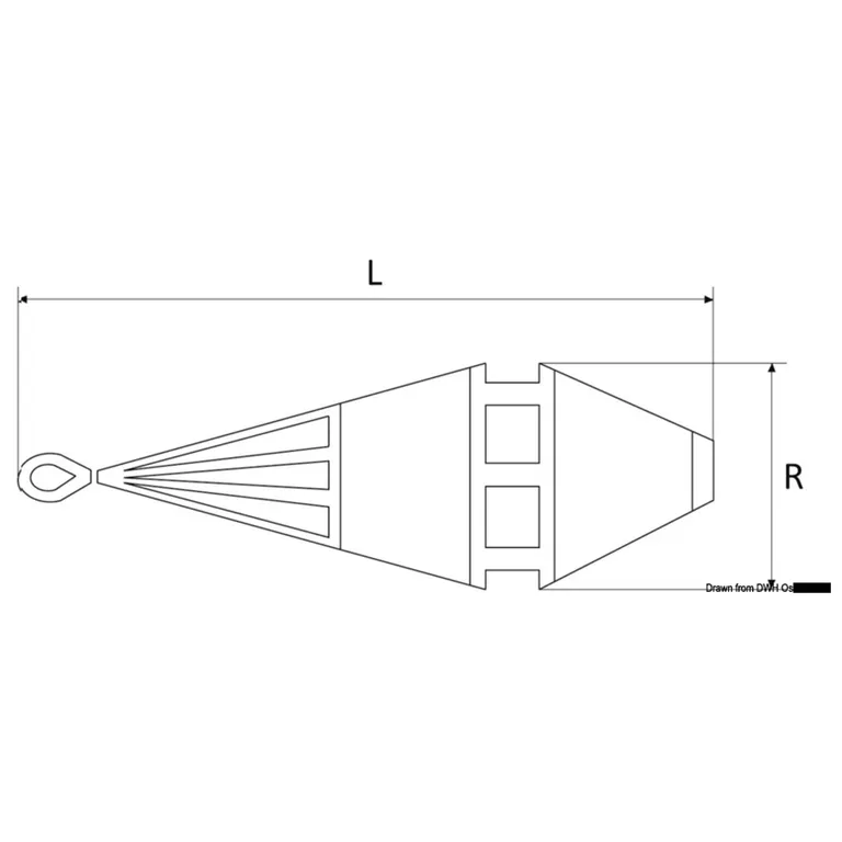 Osculati Heavy Tug HT 48 L drivanker for båter opp til 75 fot
