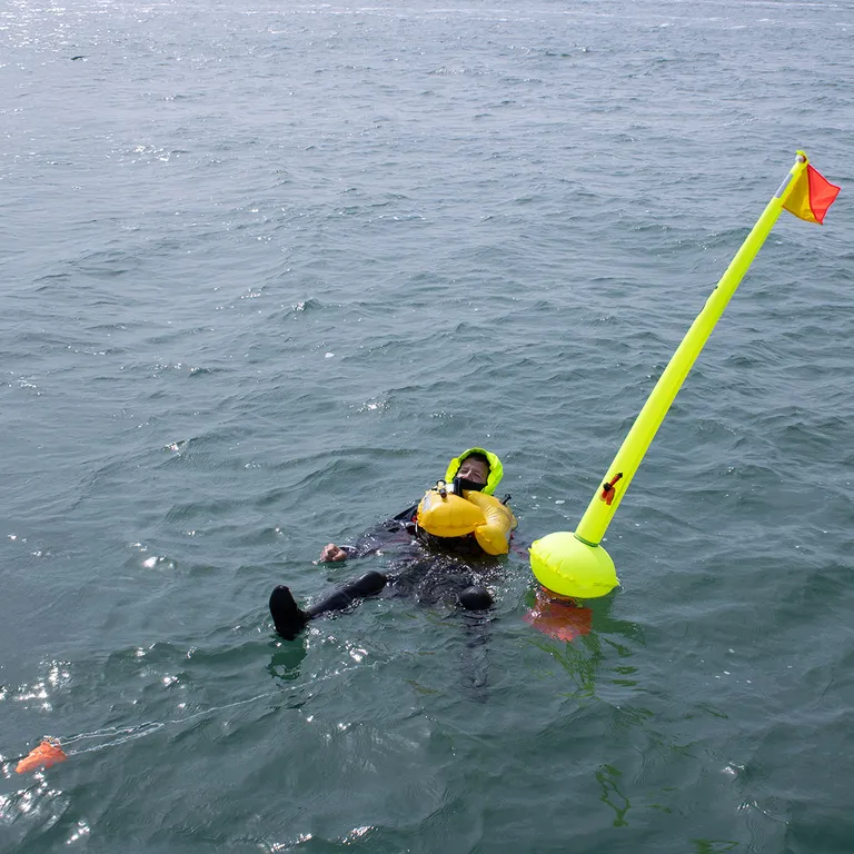 Seago SB3 Danbuoy, automatisk oppblåsbar m/container