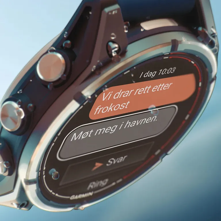 Garmin quatix 8 PRO, 47 mm maritim smartklokke med AMOLED-skjerm og inReach