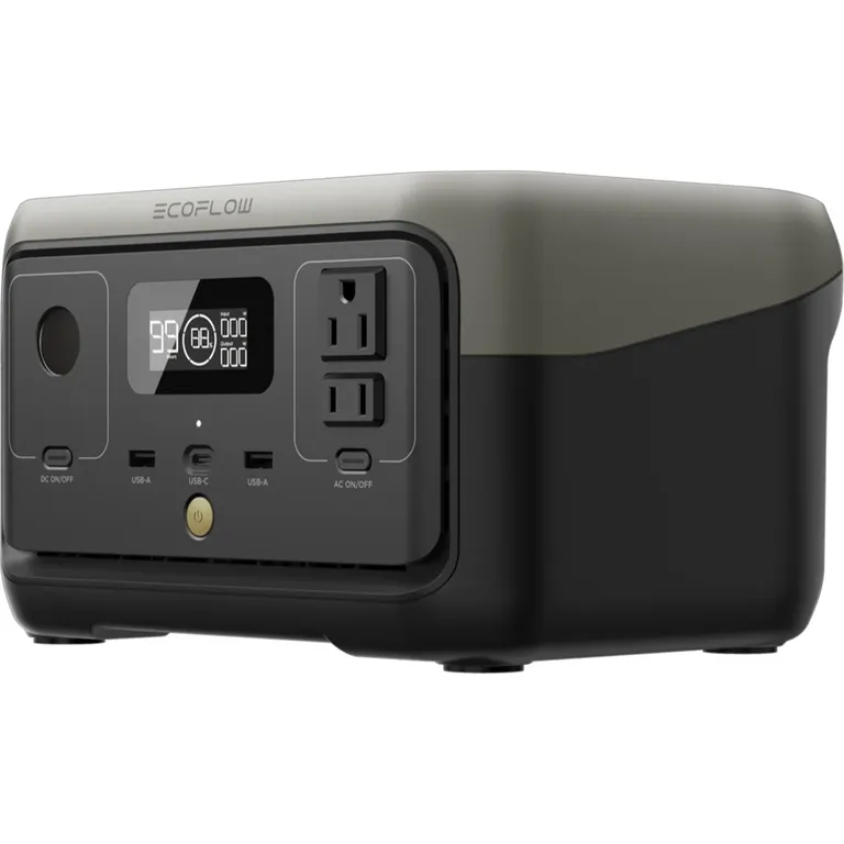EcoFlow River 2 bærbar strømforsyning 256Wh-300W