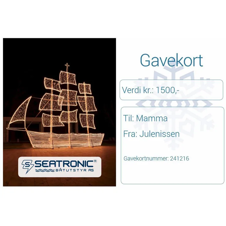 Gavekort test