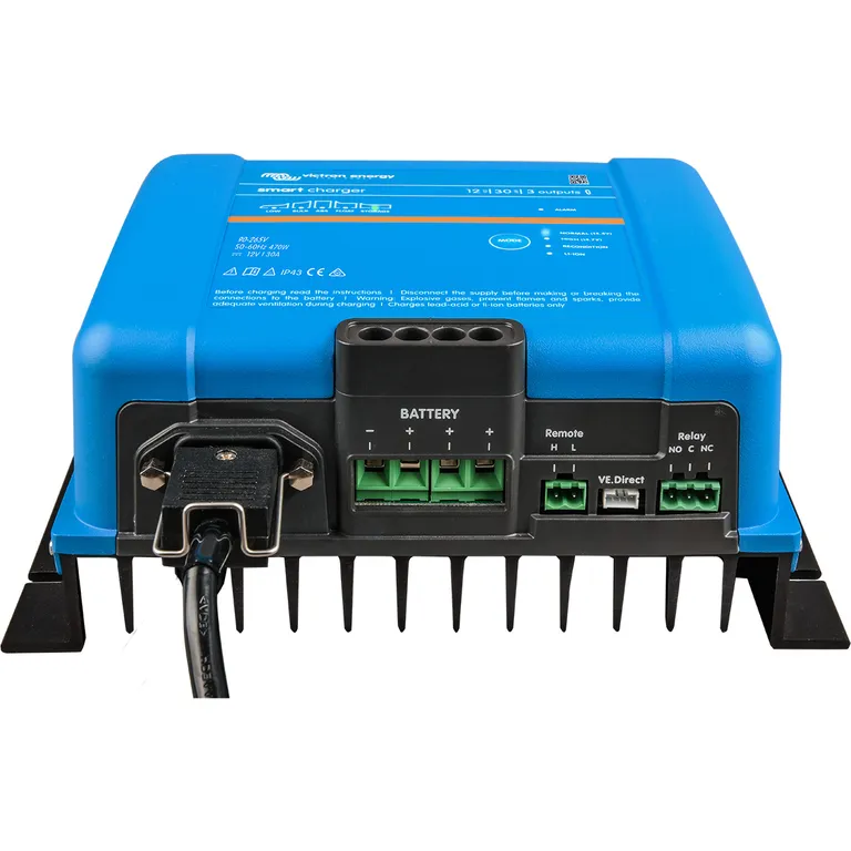 Victron Energy Smart IP43 12V 30A batterilader 3-kanaler
