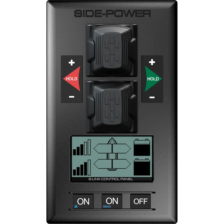 Side-Power dobbel effektkontroll for baugpropeller/hekkthruster