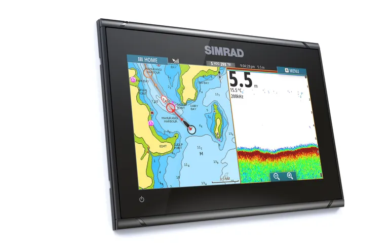 Simrad GO9 XSE kartplotter med ekkolodd (inkl. Active Imaging-giver)