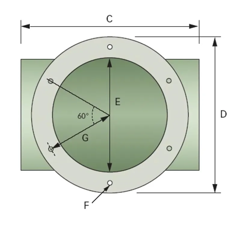 Tunnel for baugpropell 185mm