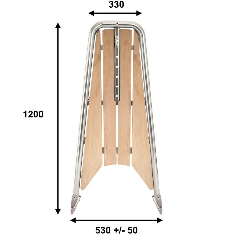 Båtsystem Baugspyd PB1200TE-V, ankerrulle, teak, seilbåt 32-42 fot
